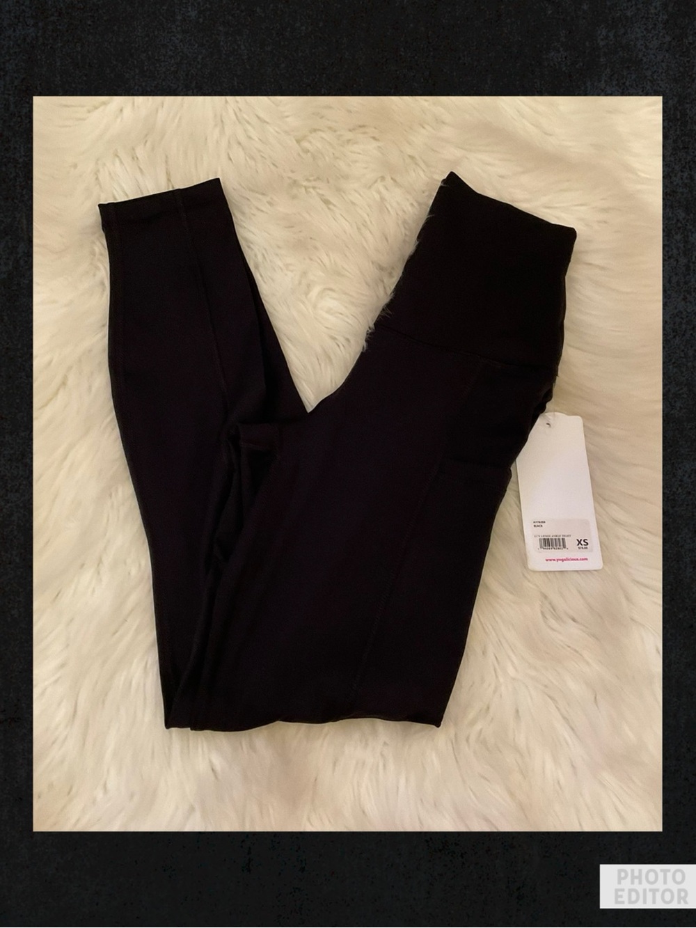 Yogalicious Lux Lenox Ankle Tights / Leggings - NWT - Size XS - Black